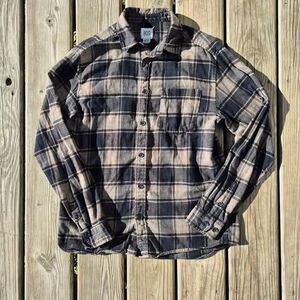 BDG Men's Long Sleeve Button-Up Flannel - XS-TP